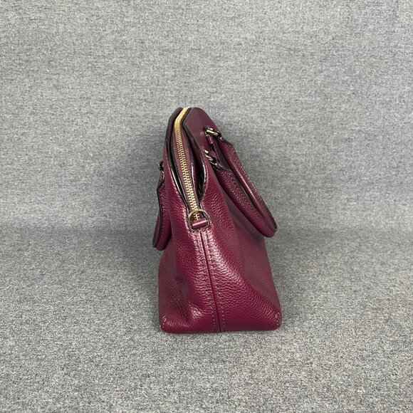 Kate Spade New York Brighton Park Small Felix Leather Wine MISSING CROSSBODY - Picture 3 of 11